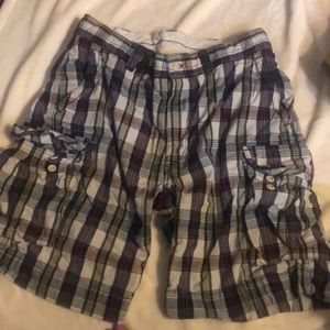 Polo Ralph Lauren Mens Black,Yellow, White,Red, Grey Plaid Checkered Shorts